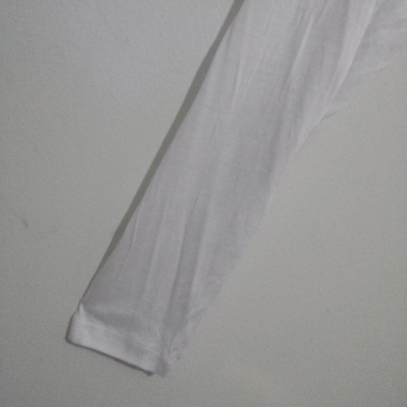 Revamped White Long Sleeve Top - Picture 6 of 8